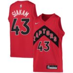 Pascal Siakam Toronto Raptors Youth 2021/22 Diamond Swingman Jersey - Icon Edition - Red