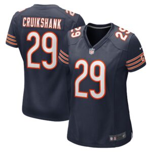 Dane Cruikshank Chicago Bears  Women's Game Player Jersey - Navy