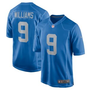 Jameson Williams Detroit Lions  Alternate Player Game Jersey - Blue