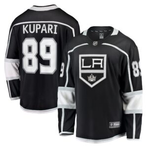 Rasmus Kupari Los Angeles Kings Home Breakaway Player Jersey - Black
