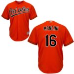 Baltimore Orioles #16 Trey Mancini Orange New Cool Base Stitched Jersey