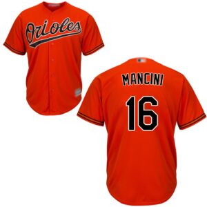 Baltimore Orioles #16 Trey Mancini Orange New Cool Base Stitched Jersey