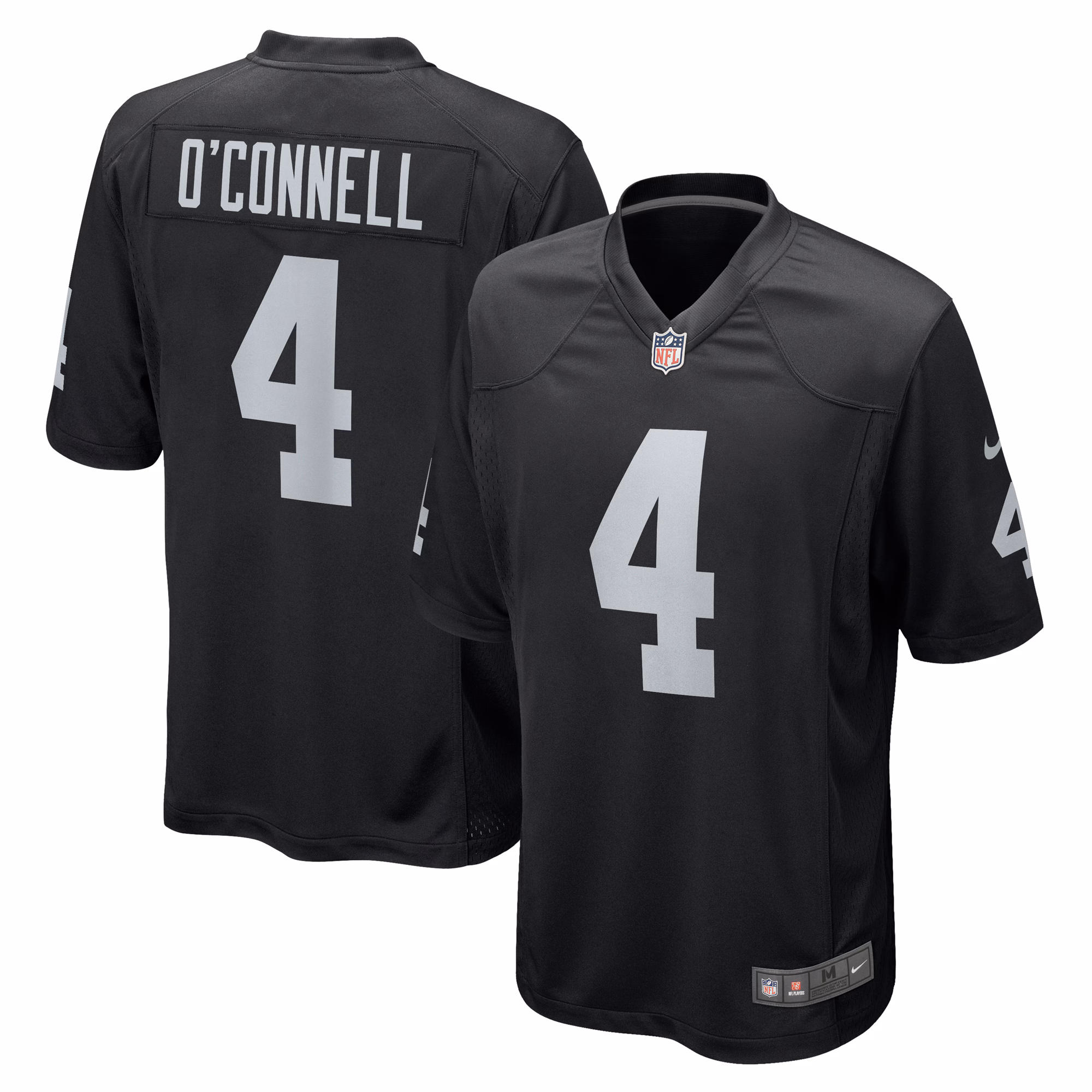 Aidan O'Connell Las Vegas Raiders  Game Jersey -  Black