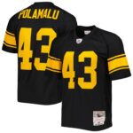 Troy Polamalu Pittsburgh Steelers  Alternate 2008 Legacy Replica Jersey - Black