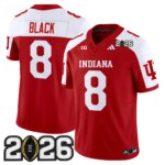 Kaelon Black #8 Ndiana Hoosiers IND 2026 CFP Final Patch Vapor Limited Jersey V2 - All Stitched