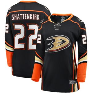 Kevin Shattenkirk Anaheim Ducks Women's Home Breakaway Jersey - Black