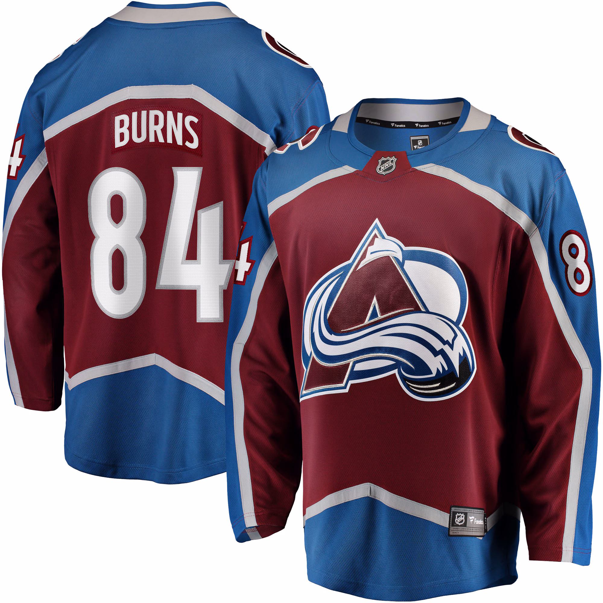 Colorado Avalanche Brent Burns #84 Fanatics Burgundy Home Breakaway Jersey