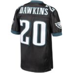 Men's Brian Dawkins Black Philadelphia Eagles Legacy Replica Jersey