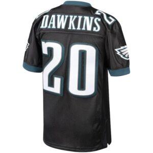 Men's Brian Dawkins Black Philadelphia Eagles Legacy Replica Jersey