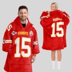 Adult P.M 15 Kansas City Football Unisex Blanket Hoodie
