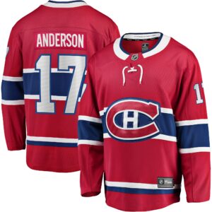 Josh Anderson Montreal Canadiens Breakaway Player Jersey - Red