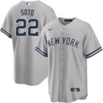 Men's New York Yankees #22 Juan Soto  Road Cool Base Jersey
