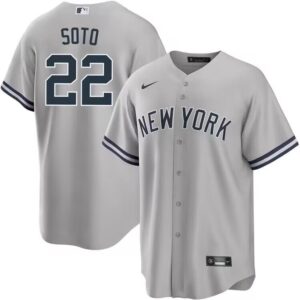 Men's New York Yankees #22 Juan Soto  Road Cool Base Jersey