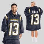 Adult 13 Los Angeles C Football Unisex Blanket Hoodie