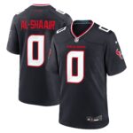 Azeez Al-Shaair Houston Texans Team Game Jersey -  Navy