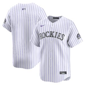 Men's Colorado Rockies Brenton Doyle  White Home Limited Player Jersey