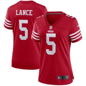 Trey Lance San Francisco 49ers Women's Player Jersey - Scarlet