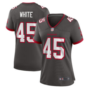 Devin White Tampa Bay Buccaneers Women's Game Jersey - Pewter