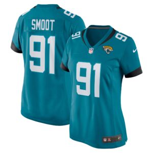 Dawuane Smoot Jacksonville Jaguars Women's Game Jersey - Teal