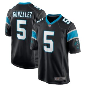 Zane Gonzalez Carolina Panthers  Game Jersey - Black