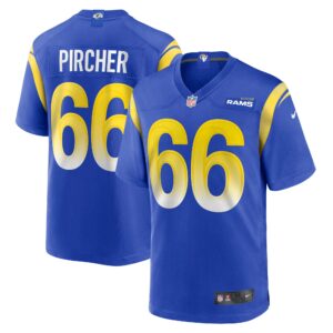 Max Pircher Los Angeles Rams  Game Jersey - Royal