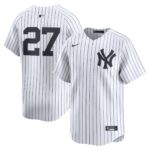 New York Yankees Giancarlo Stanton #27 White Home Limited Player Jersey