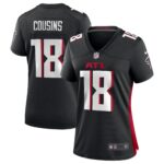 Women's Atlanta Falcons Kirk Cousins #18 Black Game Player Jersey