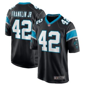 Sam Franklin Jr. Carolina Panthers  Game Player Jersey - Black