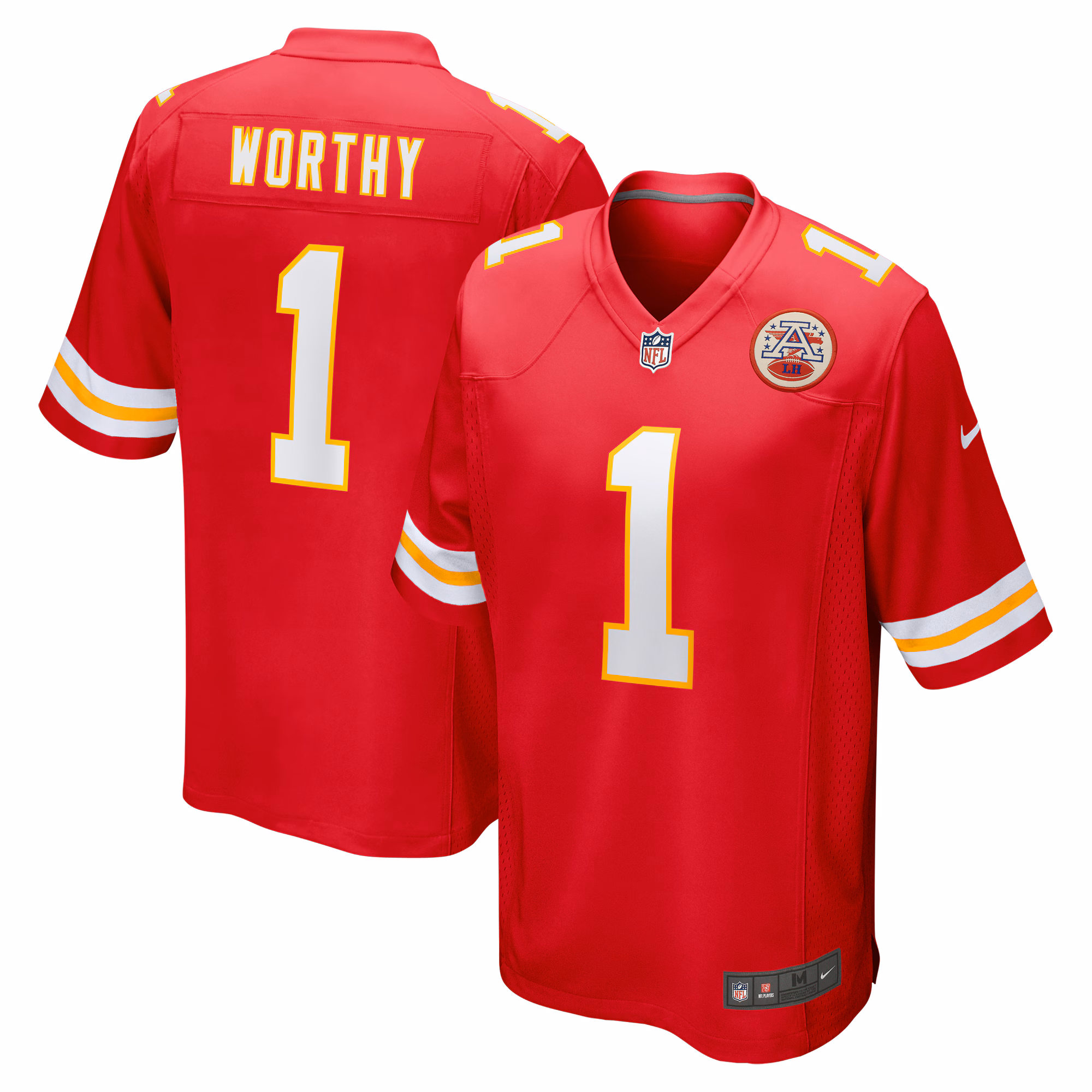Xavier Worthy Kansas City Chiefs 2024 Draft First Round Pick Player Game Jersey - Red