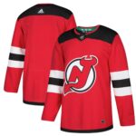 New Jersey Devils  Home Authentic Blank Jersey - Red