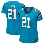 Jeremy Chinn Carolina Panthers  Women's Game Jersey - Blue