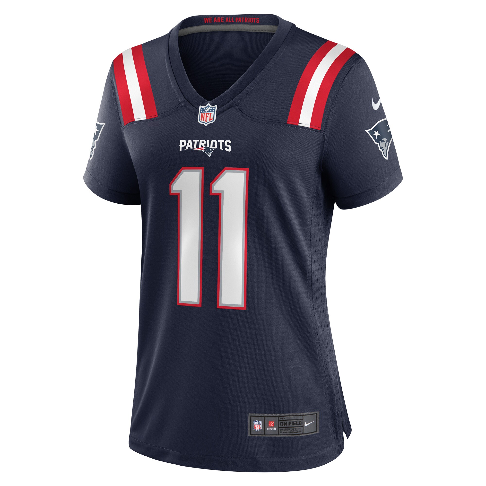 Tyquan Thornton New England Patriots Women's Game Player Jersey - Navy - Image 2