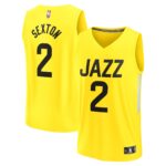 Collin Sexton Utah Jazz  2022/23 Fast Break Replica Jersey - Icon Edition - Gold