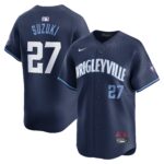 Men's Chicago Cubs Seiya Suzuki  Navy City Connect Limited Player Jersey