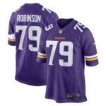 Tyrese Robinson Minnesota Vikings Team Game Jersey -  Purple