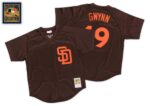 Mitchell And Ness 1985 San Diego Padres #19 Tony Gwynn Brown Throwback Stitched Jersey