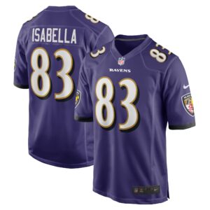 Andy Isabella Baltimore Ravens  Home Game Player Jersey - Purple