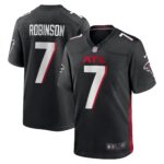 Bijan Robinson Atlanta Falcons  Youth 2023 Draft First Round Pick Game Jersey - Black