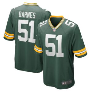 Krys Barnes Green Bay Packers  Game Player Jersey - Green