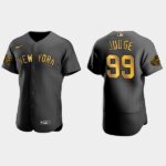 Men's New York Yankees #99 Aaron Judge 2022 All-Star Game Flex Base Jersey - Black