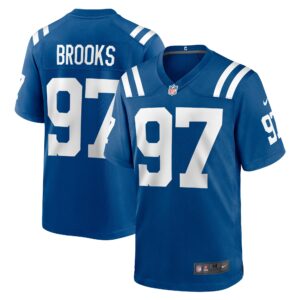 Curtis Brooks Indianapolis Colts  Player Game Jersey - Royal