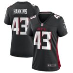 Matt Hankins Atlanta Falcons  Women's Game Player Jersey - Black