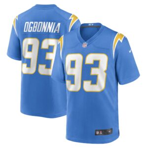 Otito Ogbonnia Los Angeles Chargers  Game Player Jersey - Powder Blue
