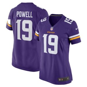 Brandon Powell Minnesota Vikings Women's Game Jersey - Purple