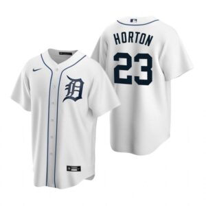 Men's Detroit Tigers #23 Willie Horton Retired Player White Jersey