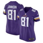Bisi Johnson Minnesota Vikings  Women's Game Jersey - Purple