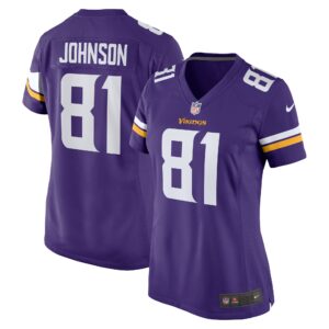 Bisi Johnson Minnesota Vikings  Women's Game Jersey - Purple