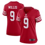 Brayden Willis San Francisco 49ers  Women's Team Game Jersey - Scarlet