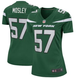 C.J. Mosley New York Jets  Women's Game Player Jersey - Gotham Green