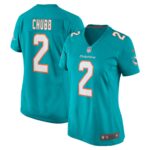 Bradley Chubb Miami Dolphins Women's Game Player Jersey - Aqua